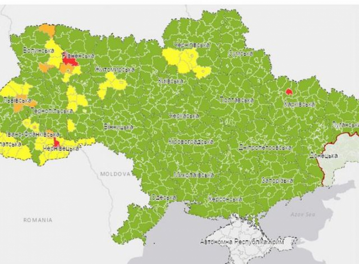 Уся Україна перебуває на зеленому рівні карантинних обмежень фото