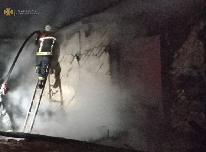 На Сумщині на пожежі травмовано троє людей фото
